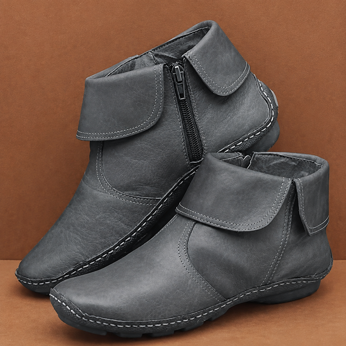 New Fall Promotion 45% Off❤️ Marlowe™ Easy-Zip Roomy-Toe Ankle Boots
