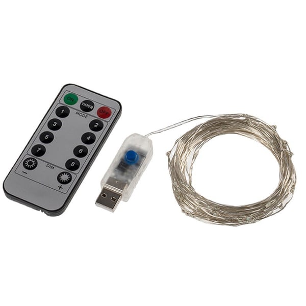 USB remote control copper wire light string