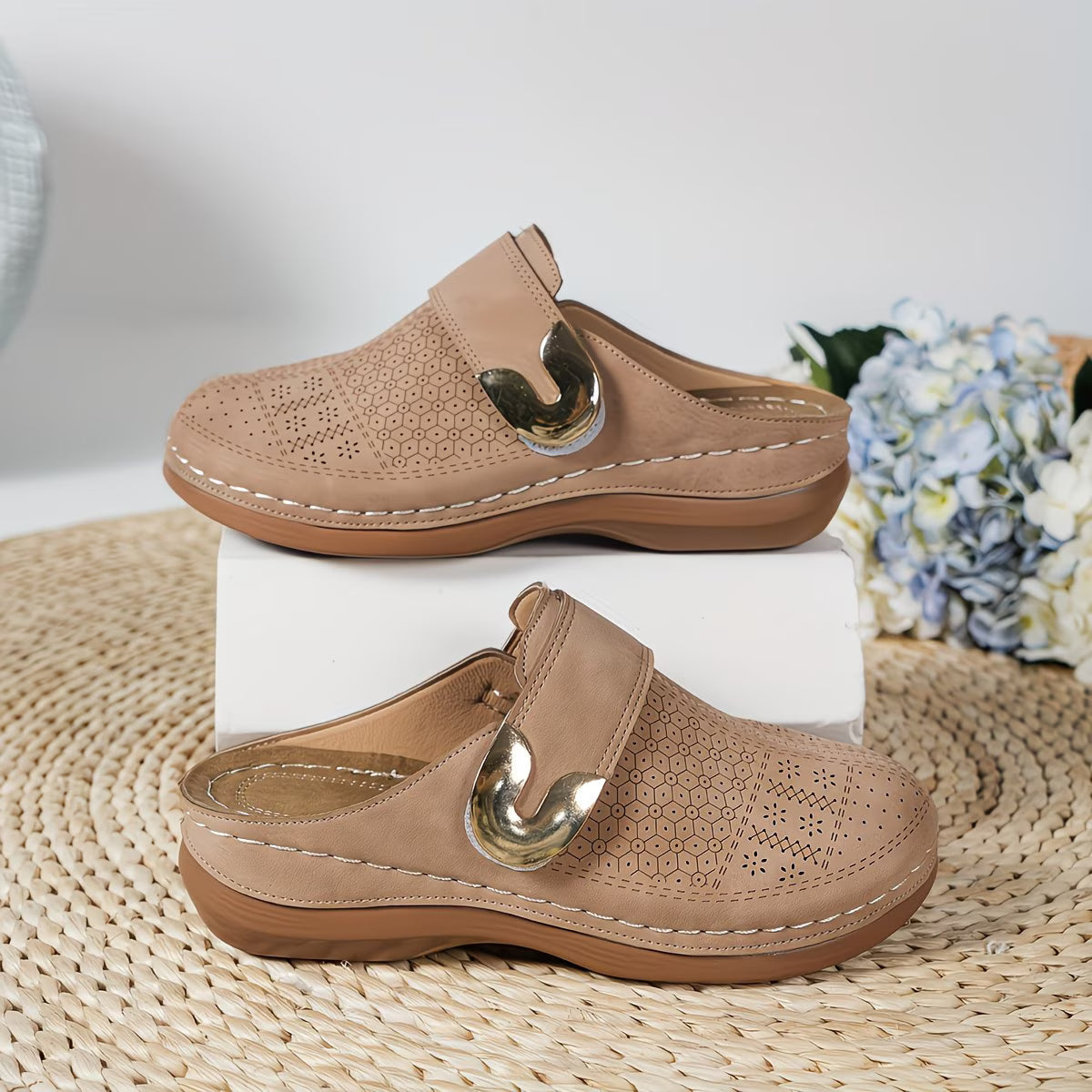 Summer Promotion 50% OFF❤️ Women's Round Toe Orthopedic Platform Sandals Summer