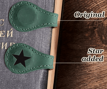 50% Off for Book Lovers🎁 Personalized Magnetic Leather Bookmark [Buy More Save More]