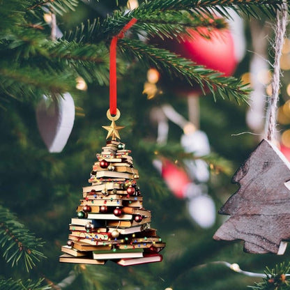 Christmas Book Tree Ornament