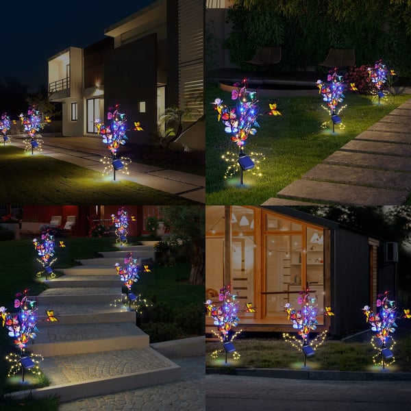 Solar Outdoor Butterfly Lights