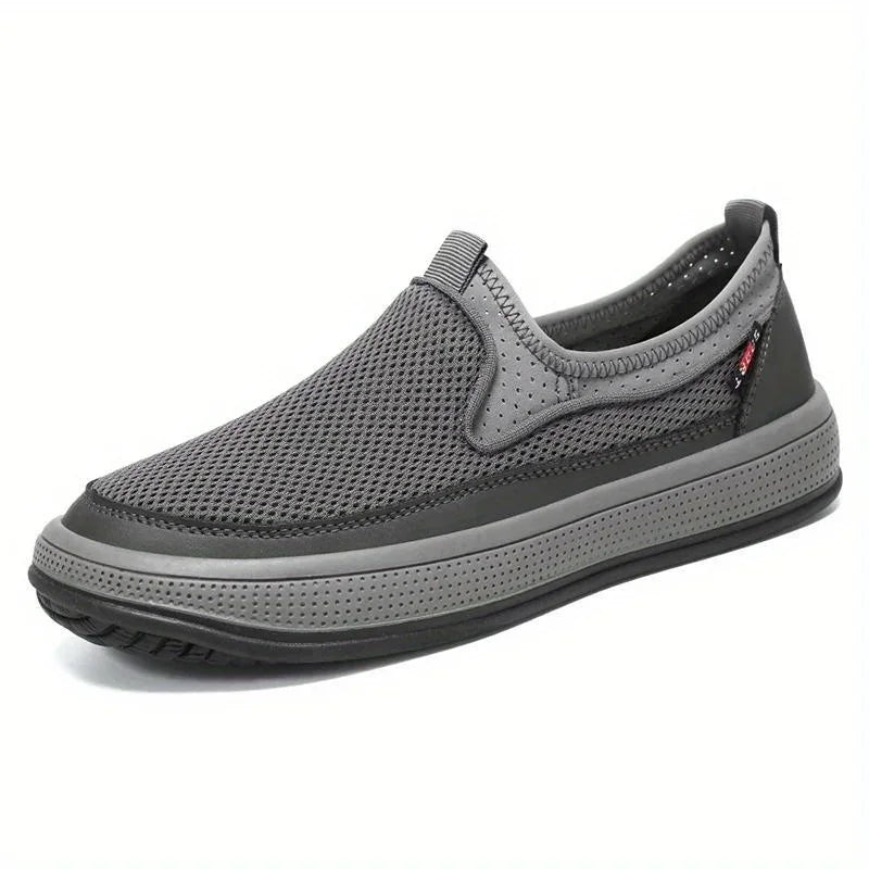 Men's Breathable Mesh Orthopedic Walking Slip-on Shoes