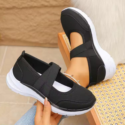 Spring SALE -50% OFF❤️ ComfortEase™ Orthopedic Slip-On Walking Shoes for Women - Breathable, Cushioned & Easy Fit