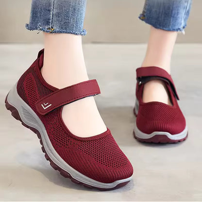 Extra Wide Orthopedic Comfort Walking Shoes for Women – Stretch Fit for Swollen Feet