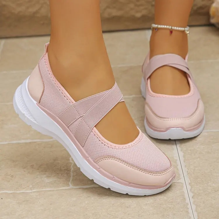Spring SALE -50% OFF❤️ ComfortEase™ Orthopedic Slip-On Walking Shoes for Women - Breathable, Cushioned & Easy Fit