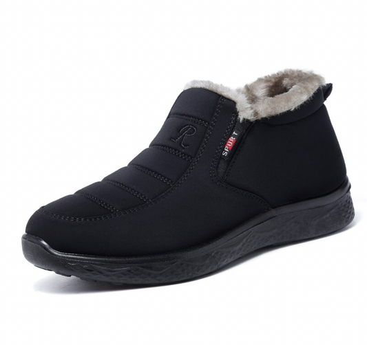 Women Winter Non-slip Waterproof Plush Slip-on Boots [Wide Width]