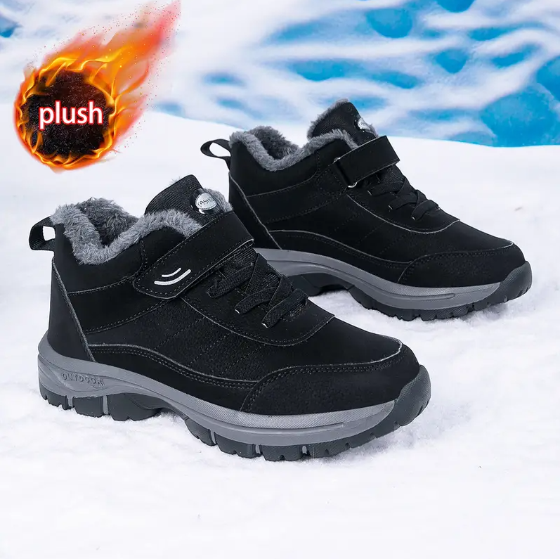 Orthopedic Winter Warm Boots – Waterproof, Plush Lining & Arch Support Comfort