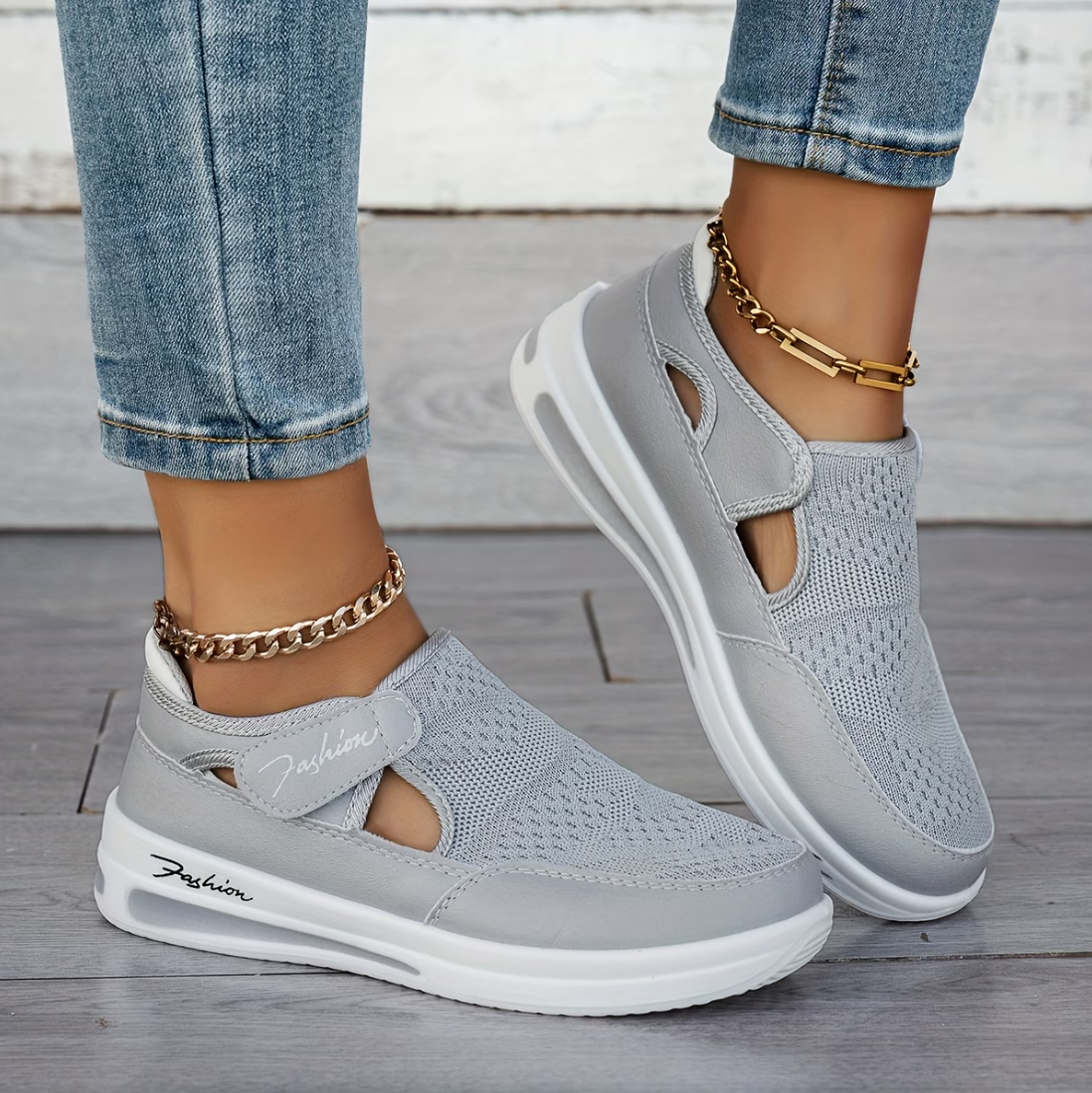 Summer Promotion -50%❤️ Women's Orthopedic Breathable Slip-On Shoes