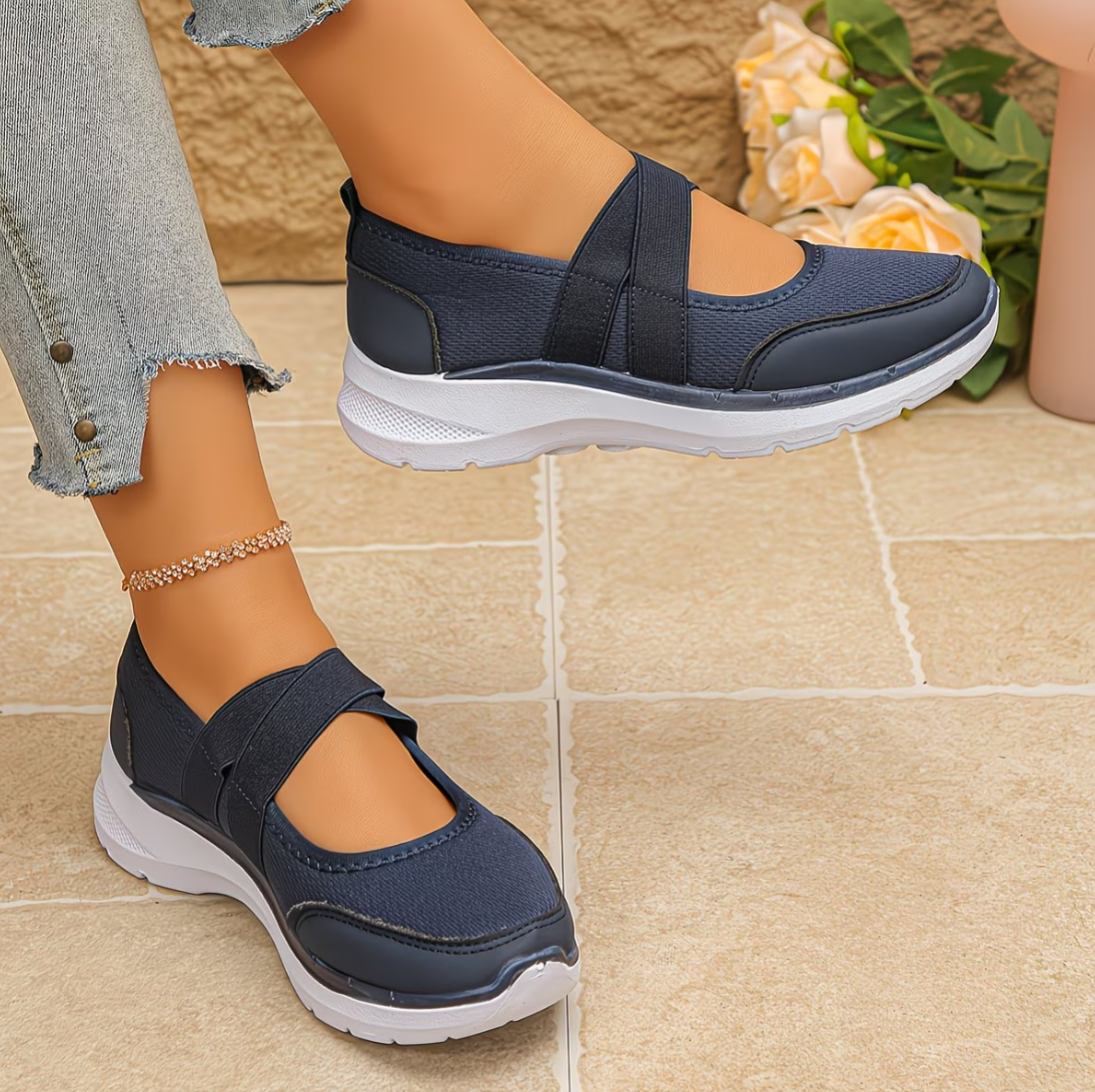 Spring SALE -50% OFF❤️ ComfortEase™ Orthopedic Slip-On Walking Shoes for Women - Breathable, Cushioned & Easy Fit