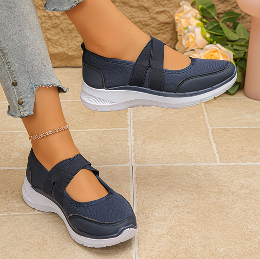 Spring SALE -50% OFF❤️ ComfortEase™ Orthopedic Slip-On Walking Shoes for Women - Breathable, Cushioned & Easy Fit