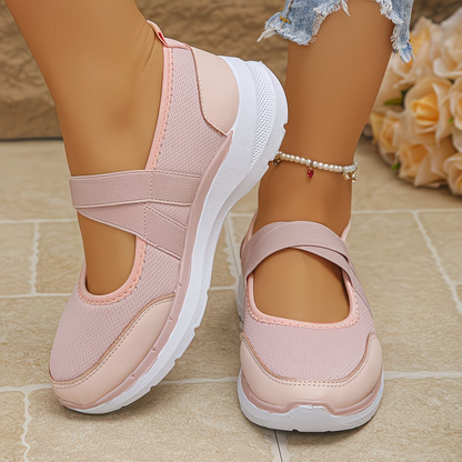 Spring SALE -50% OFF❤️ ComfortEase™ Orthopedic Slip-On Walking Shoes for Women - Breathable, Cushioned & Easy Fit