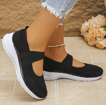 Spring SALE -50% OFF❤️ ComfortEase™ Orthopedic Slip-On Walking Shoes for Women - Breathable, Cushioned & Easy Fit