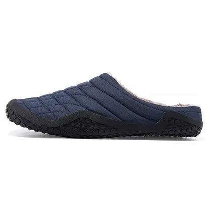 Men Slippers Warm Plush Shoes Waterproof Slippers Cotton Shoes