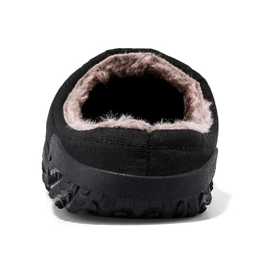 Men Slippers Warm Plush Shoes Waterproof Slippers Cotton Shoes