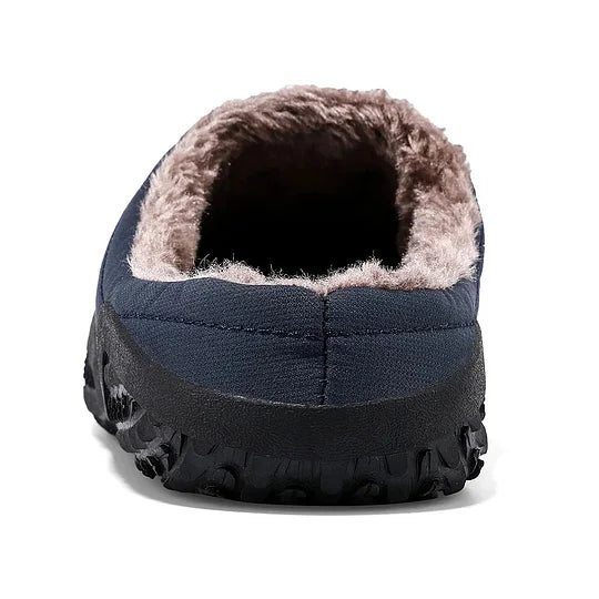 Men Slippers Warm Plush Shoes Waterproof Slippers Cotton Shoes