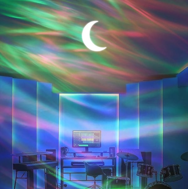 Northern Lights Aurora Projector - Lost in the enchanting starry sky