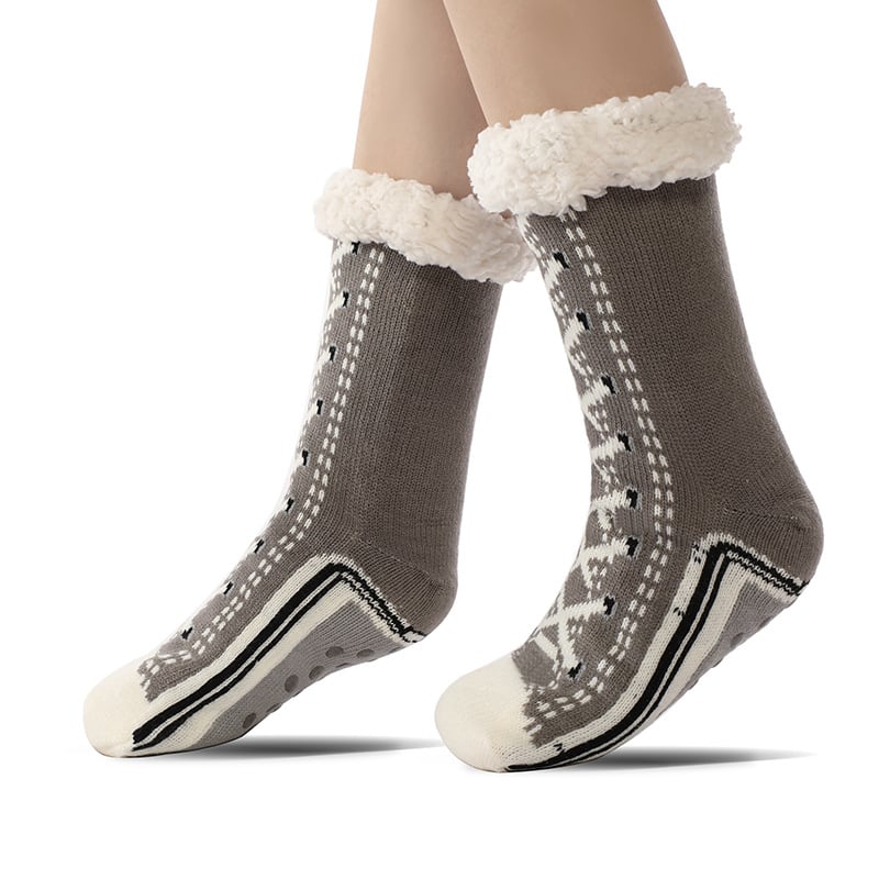 Promoción navideña: 45 % de descuento. Calcetines de cachemira ultra gruesos para estar en casa [Ajuste universal].