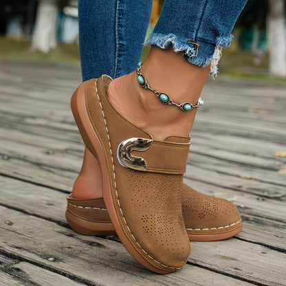 Summer Promotion 50% OFF❤️ Women's Round Toe Orthopedic Platform Sandals Summer