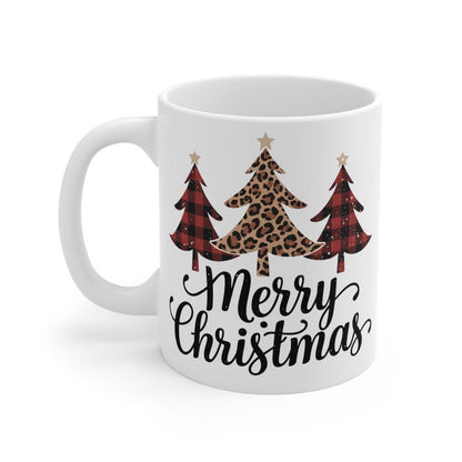 Christmas Mug, Holiday Cheer Cup, Festive Drinkware, Gift for Her, Seasonal Coffee Mug, Merry Christmas Mug